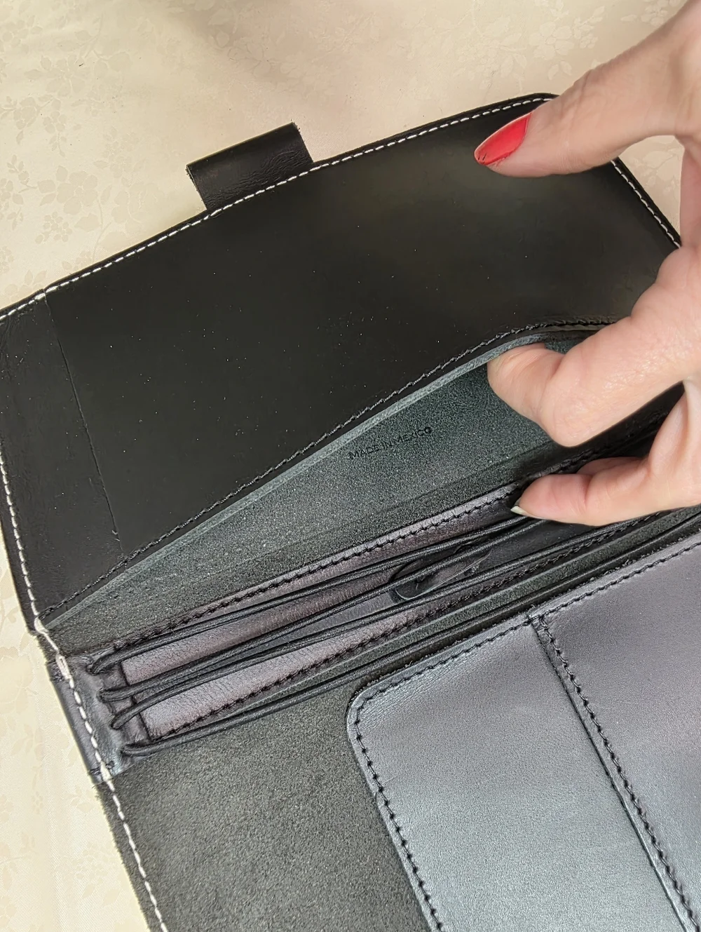 Planner Perfect Black Leather Travelers Notebook Cover